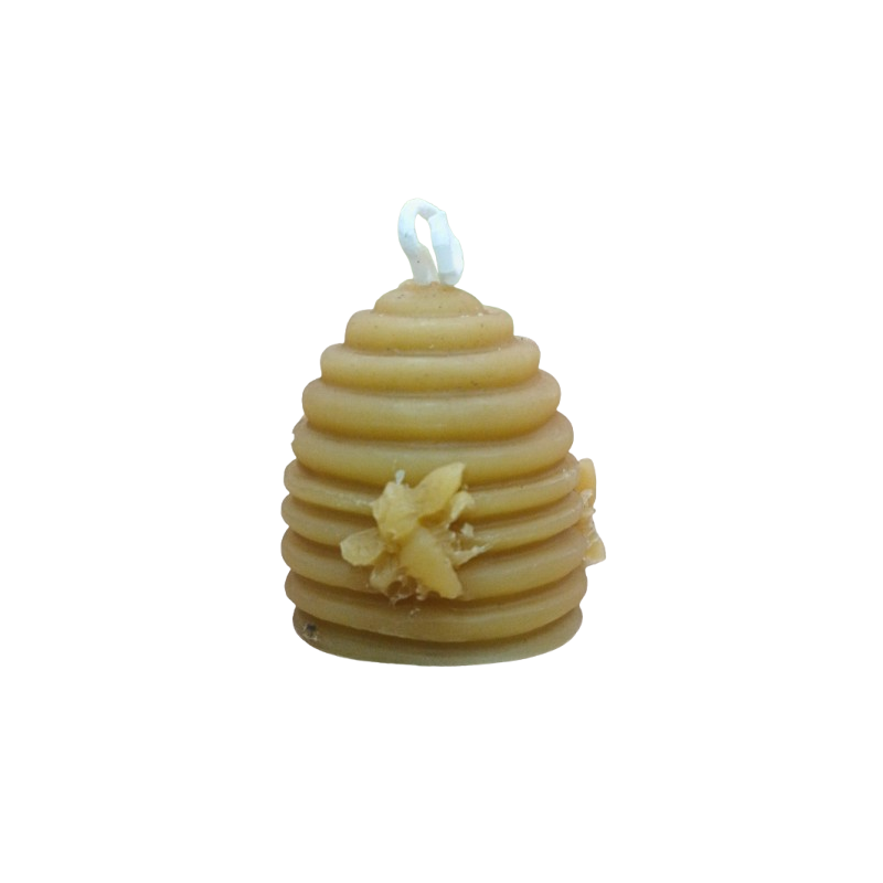 Vela de Cera de Abeja Natural - Diseño Colmena | Melarium